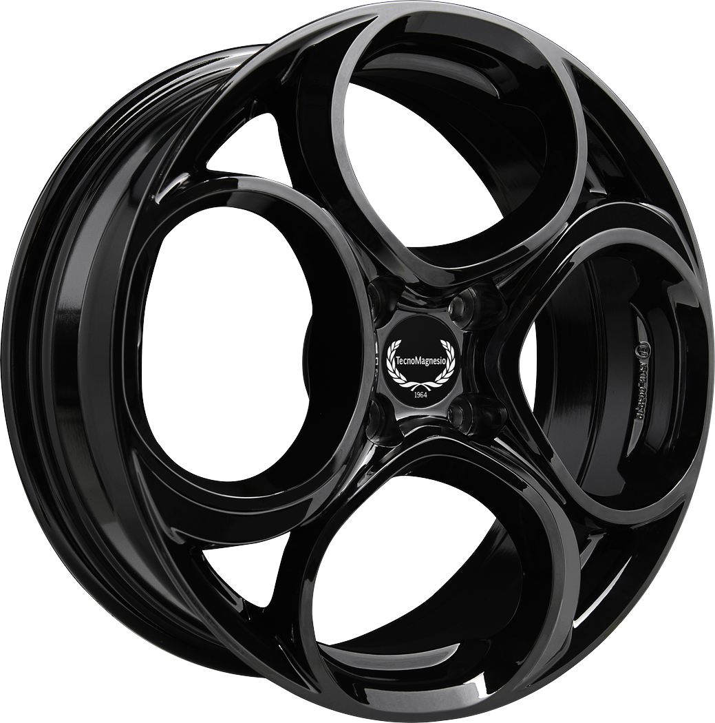 7.00X18 4X108 ET 35 TECNOMAGNESIO JUNIOR4 GLOSSY BLACK