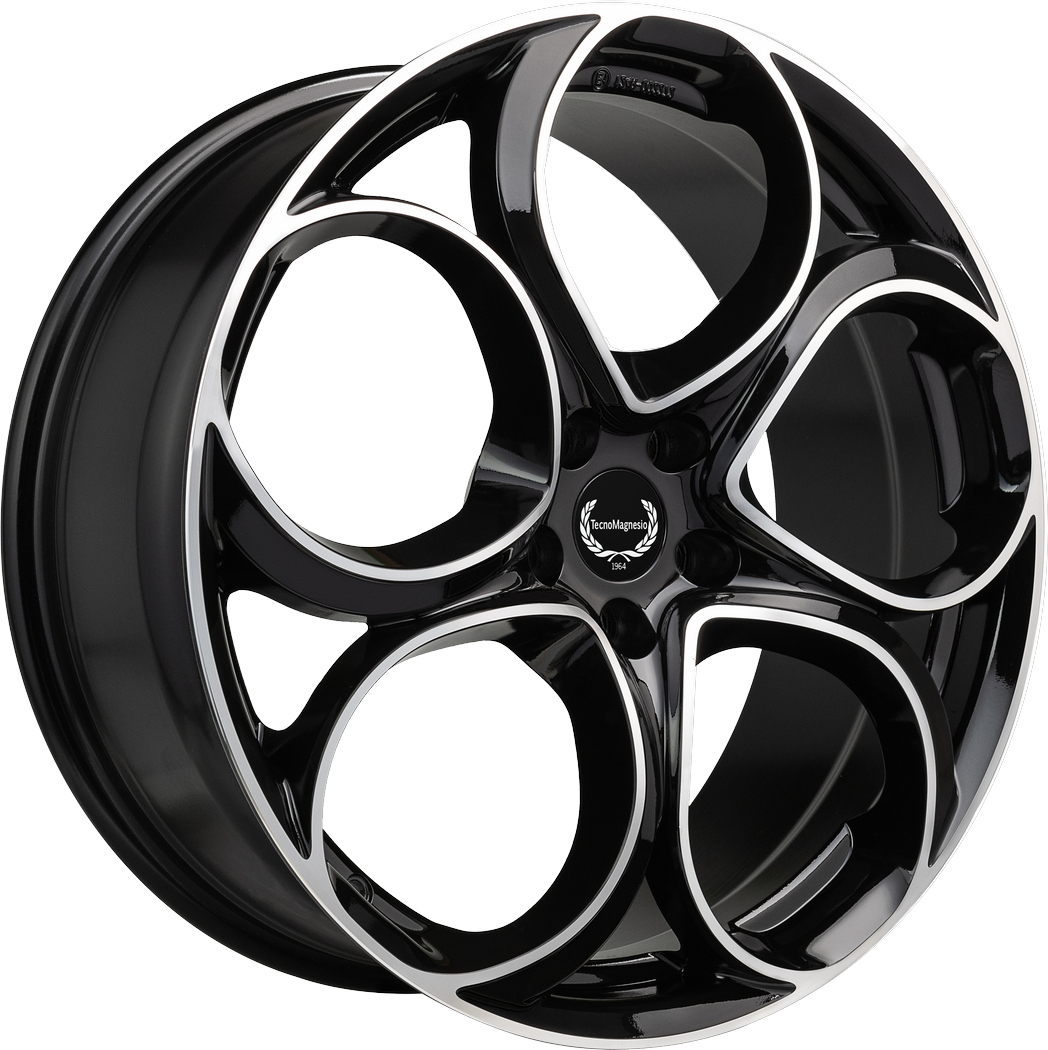 8.00X19 5X110 ET 37 TECNOMAGNESIO JUNIOR BLACK MIRROR