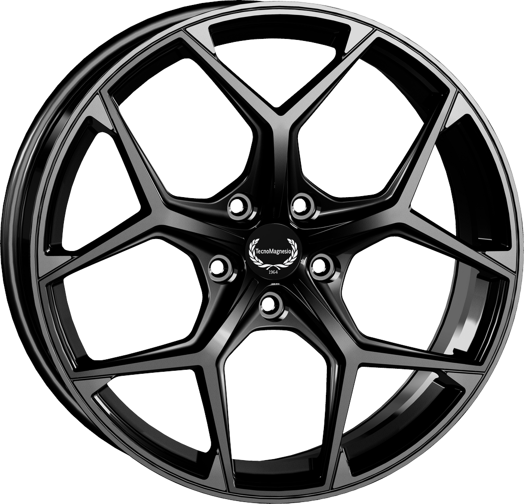 8.00X19 5X112 ET 35 TECNOMAGNESIO TMG02 GLOSSY BLACK