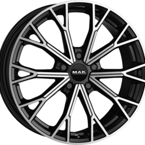 7.50X18 5X112 ET 42 MAK ASPHALT BLACK MIRROR