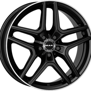 8.00X19 5X112 ET 40 MAK AURUM GLOSS BLACK MIRROR RING