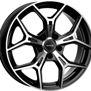 7.00X18 4X100 ET 43 MAK EPICA BLACK MIRROR