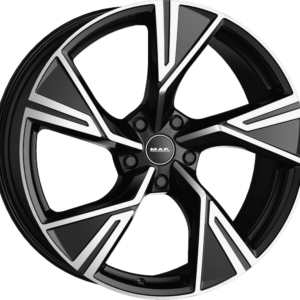 8.50X19 5X112 ET 44 MAK STARK BLACK MIRROR