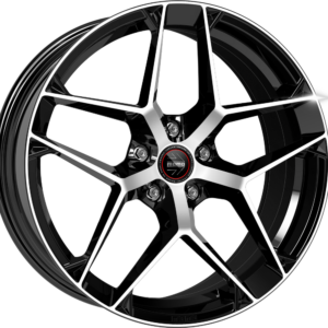 8.50X19 5X112 ET 40 MOMO RF-07 GLOSSY BLACK POLISHED