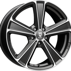 7.50X17 5X114.3 ET 32 REDS SHOT MATT ANTHRACITE POLISHED